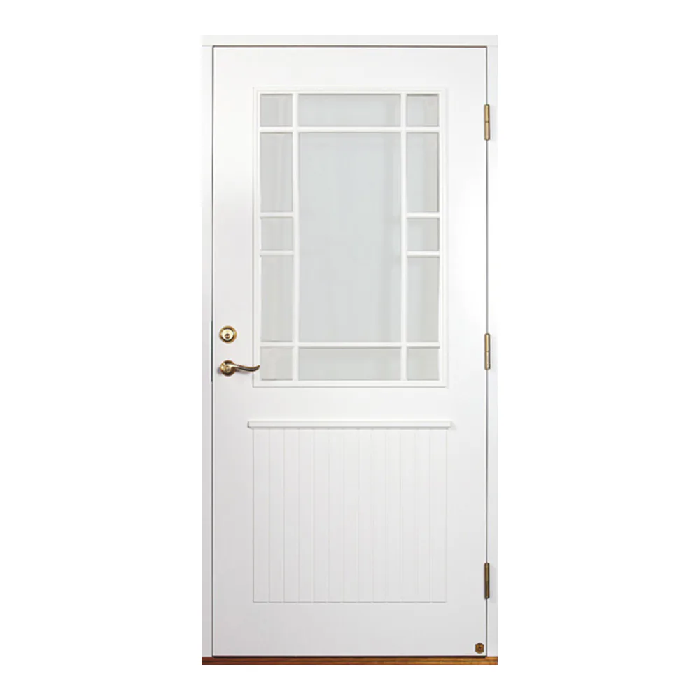 Ytterdörr Leksandsdörren Källberget Glas Eco74 RC2N