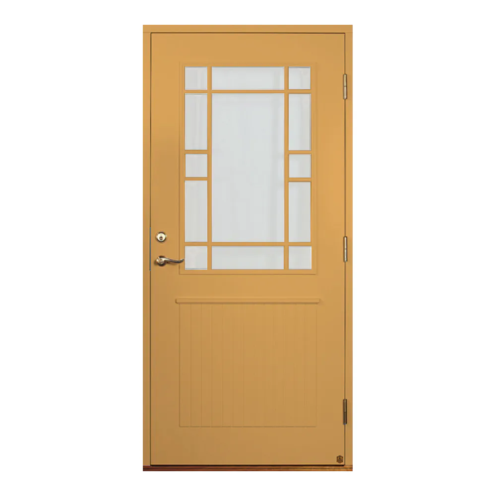 Ytterdörr Leksandsdörren Källberget Glas Eco74 RC2N