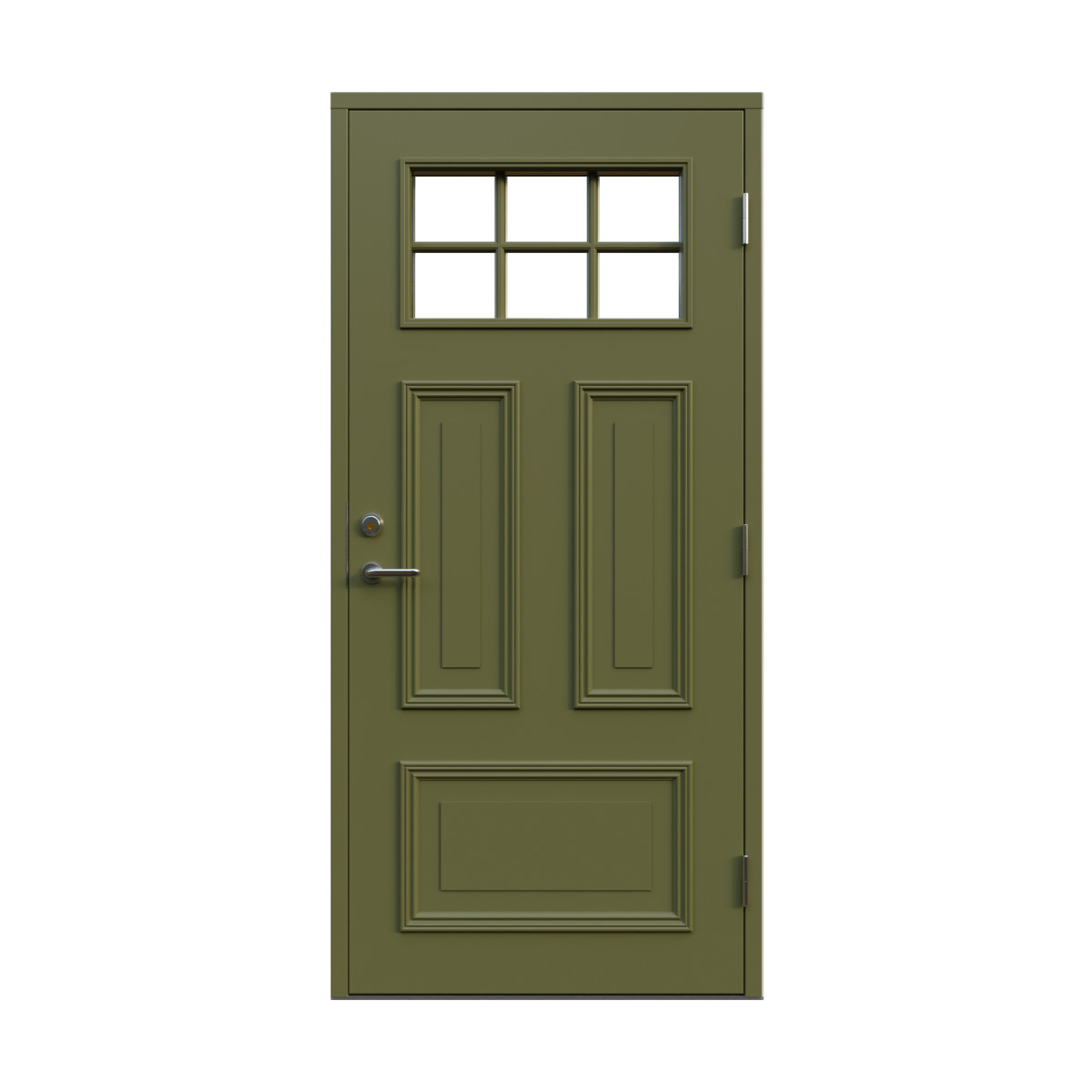 Ytterdörr Leksandsdörren Karlsvarvet Glas Eco74 RC2N