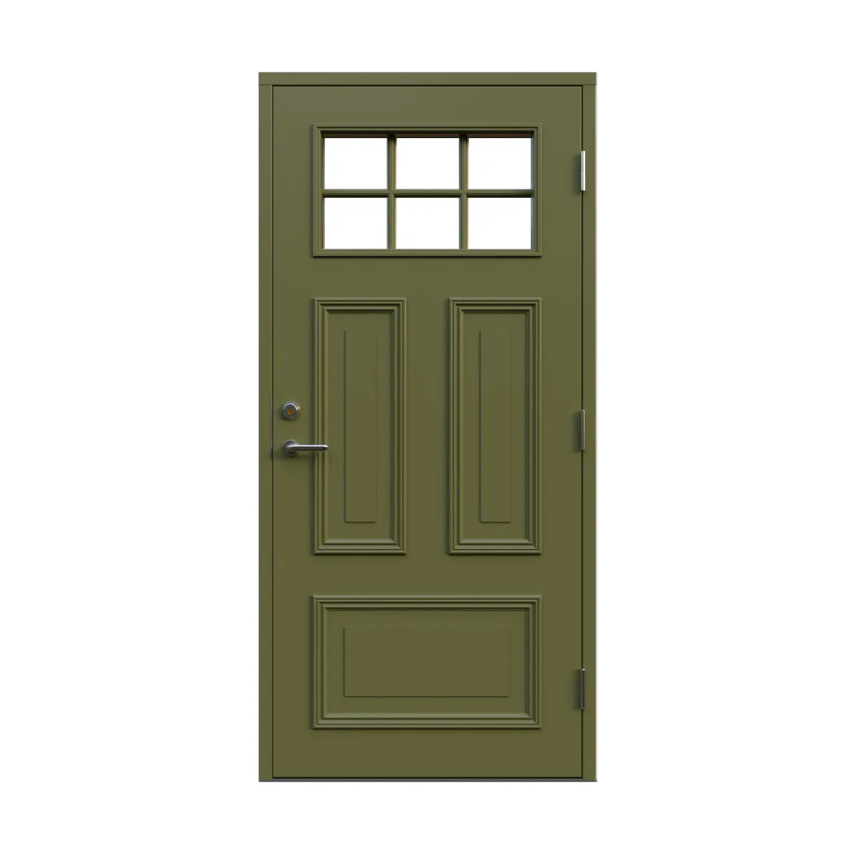 Ytterdörr Leksandsdörren Karlsvarvet Glas Eco74 RC2N