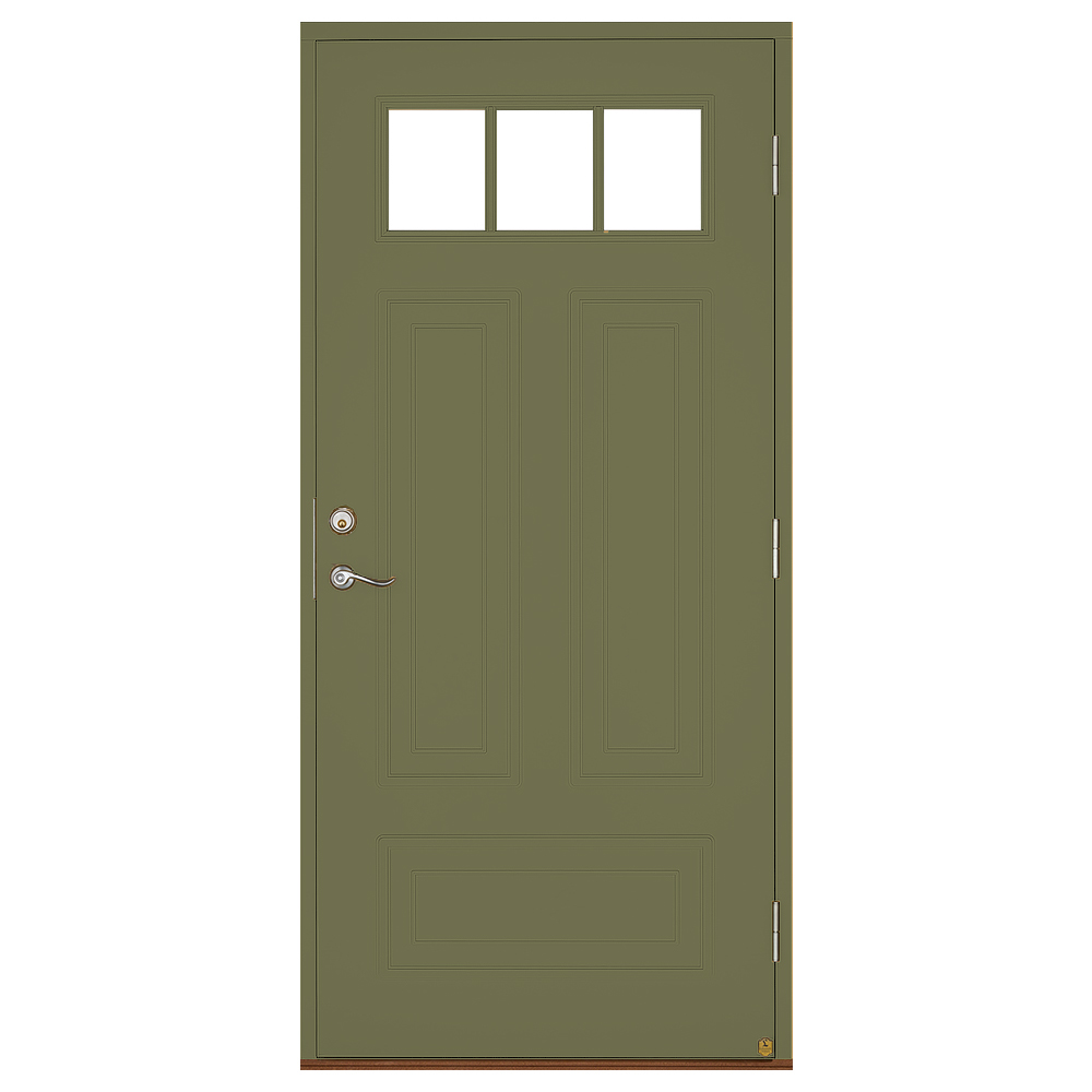 Ytterdörr Leksandsdörren Mon Klarglas Eco74 RC2N