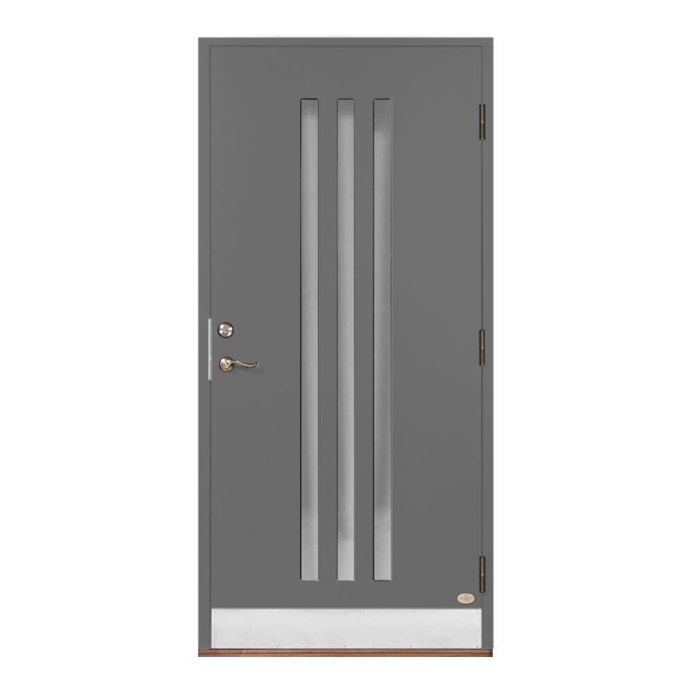 Ytterdörr Leksandsdörren Plintsberg Eco74 RC2N