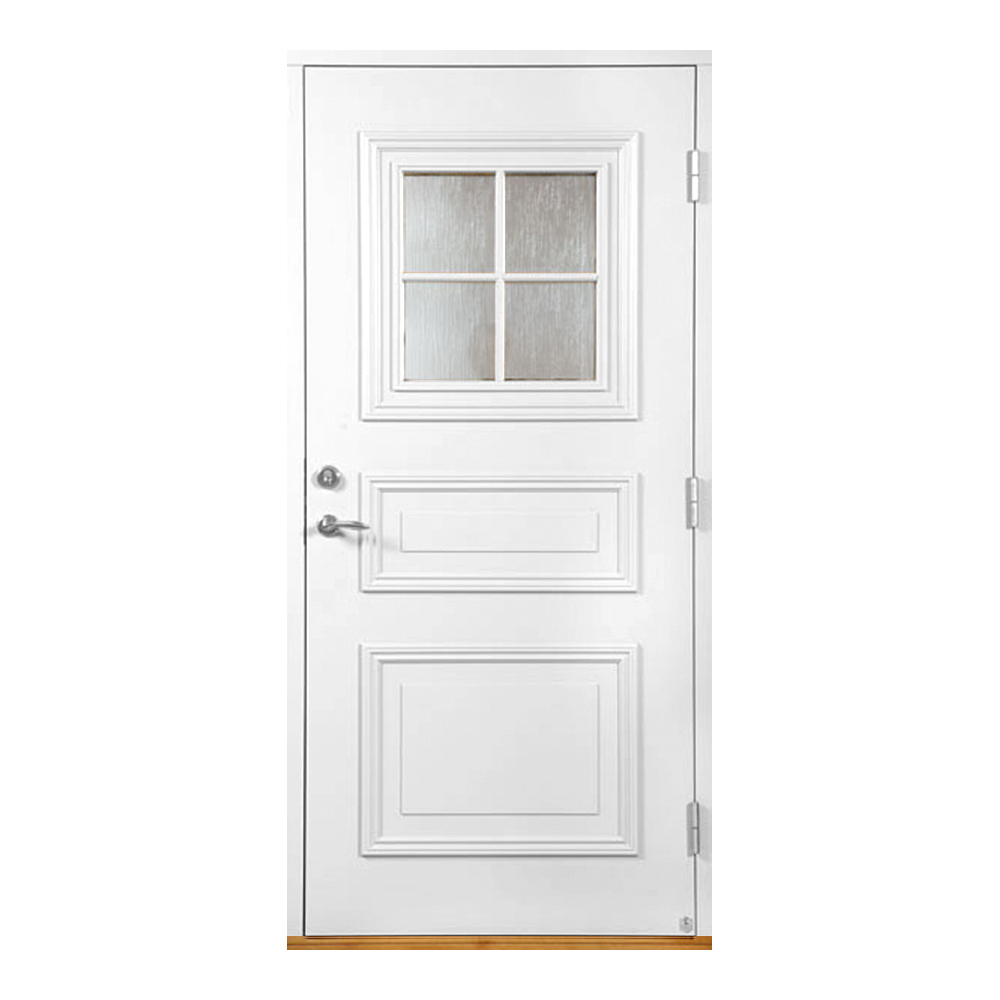Ytterdörr Leksandsdörren Rönnäs Glas Eco74 RC2N