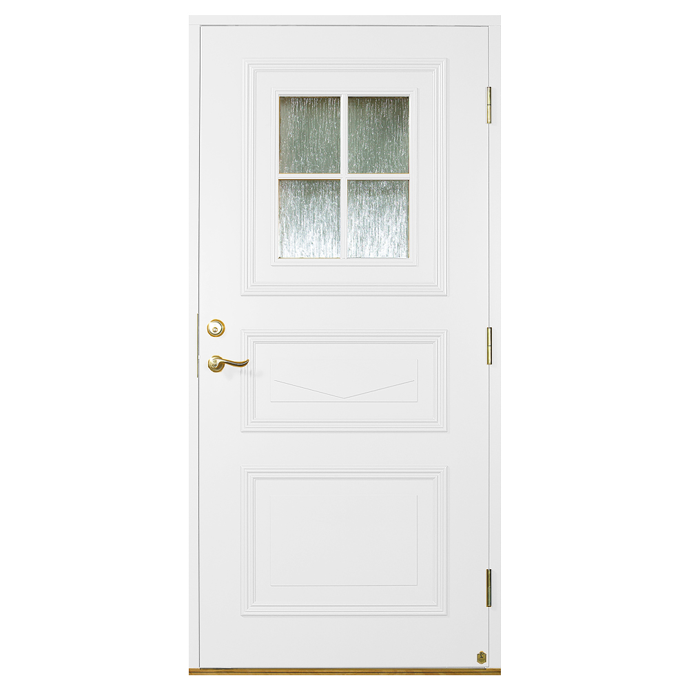 Ytterdörr Leksandsdörren Siljansnäs Klarglas Eco74 RC2N