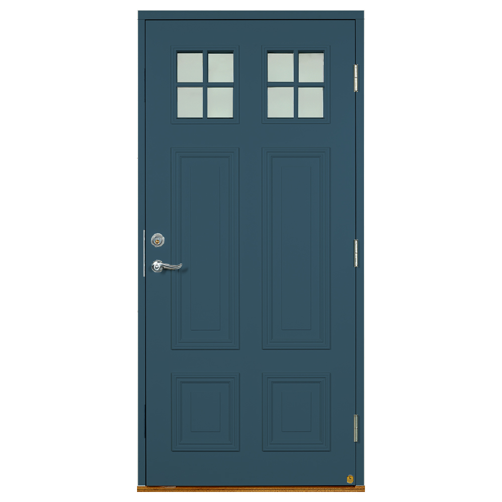 Ytterdörr Leksandsdörren Skeberg Klarglas Eco74 RC2N