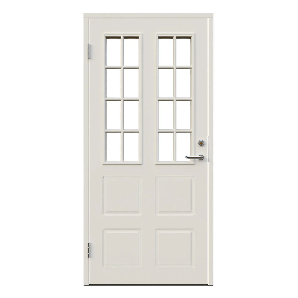 Ytterdörr Leksandsdörren Styrsjöbo Klarglas Eco74 RC2N