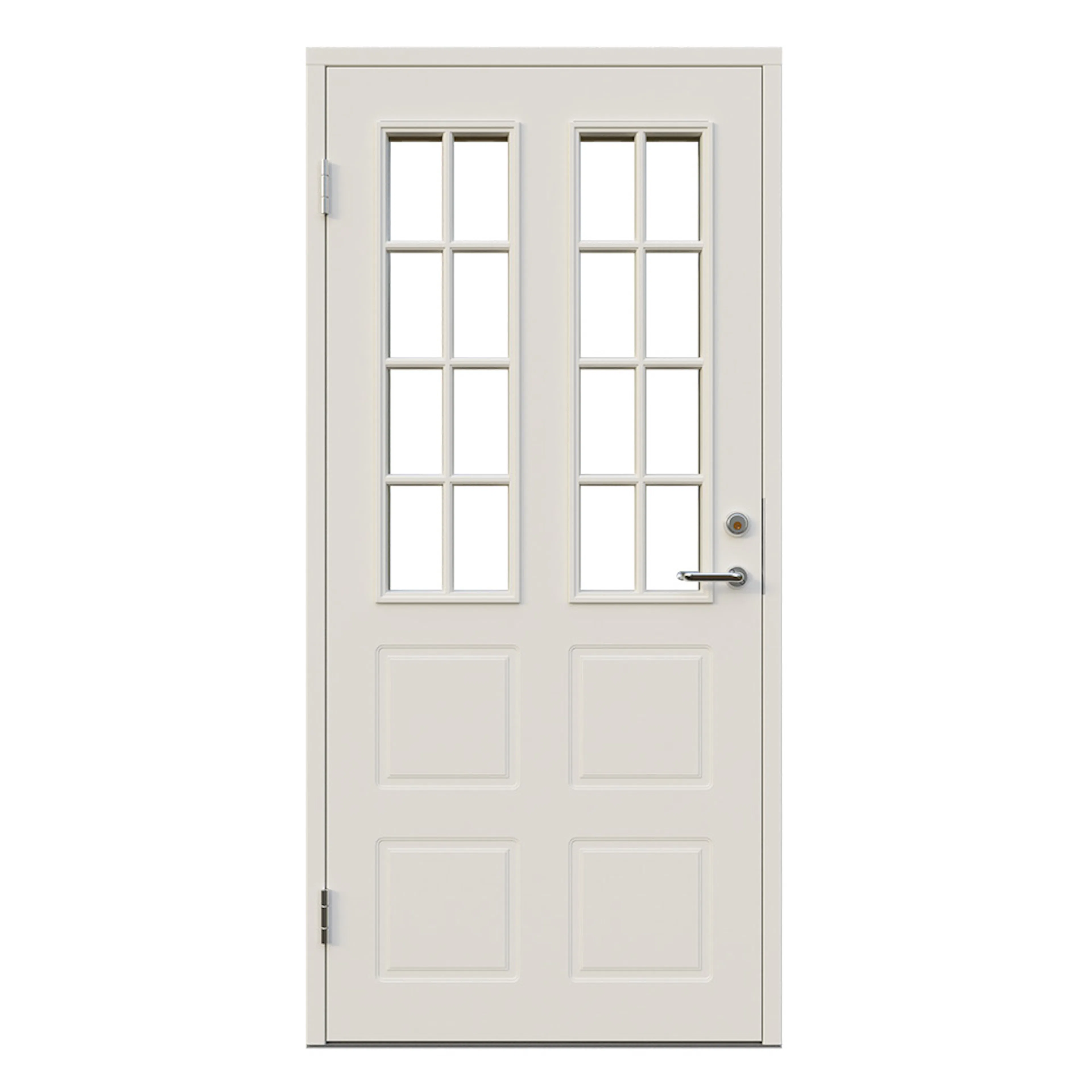 Ytterdörr Leksandsdörren Styrsjöbo Klarglas Eco74 RC2N