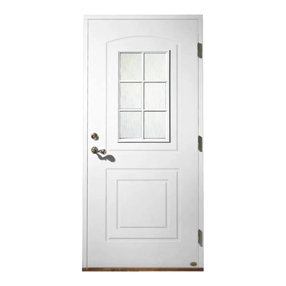 Ytterdörr Leksandsdörren Västanvik Glas Eco74 RC2N