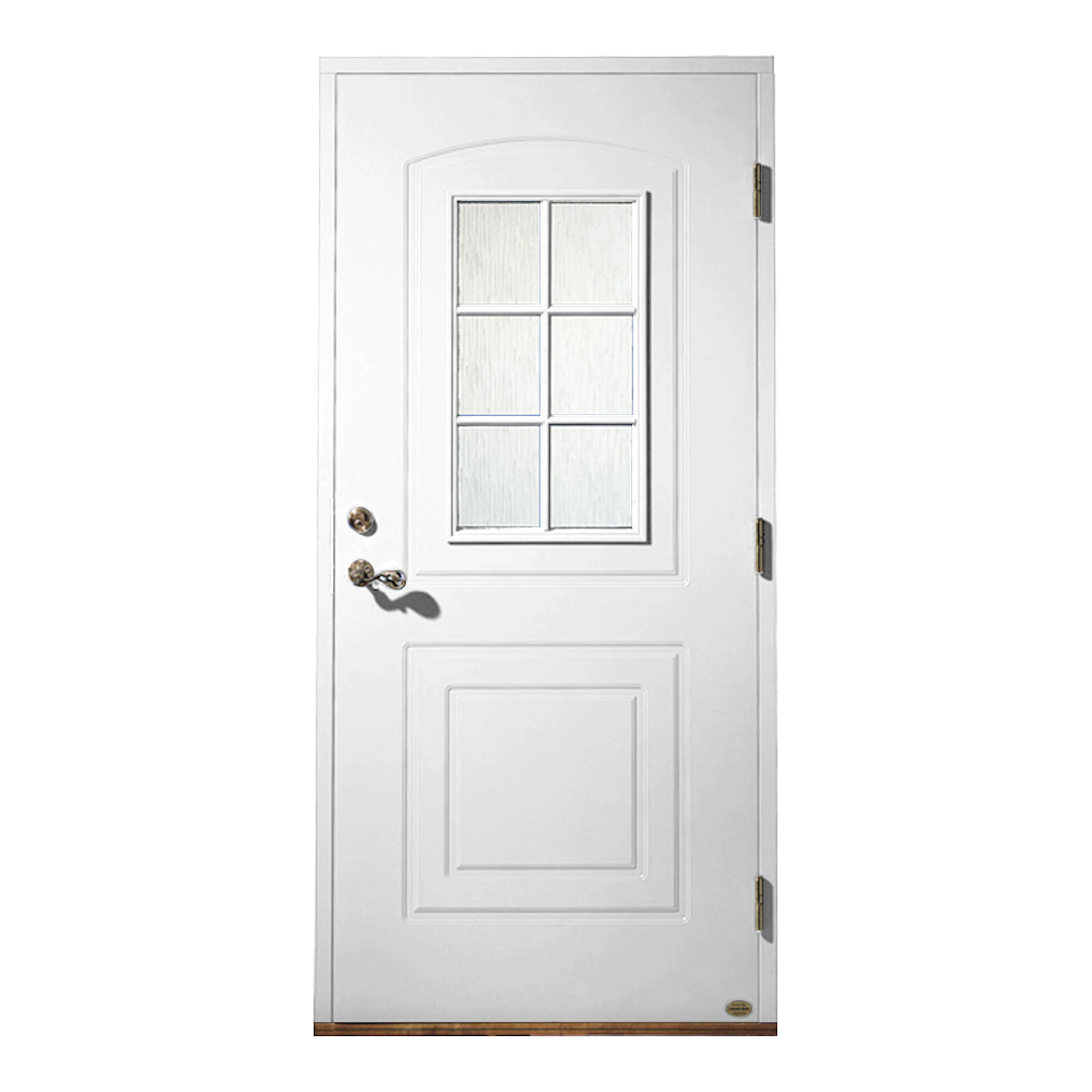 Ytterdörr Leksandsdörren Västanvik Glas Eco74 RC2N