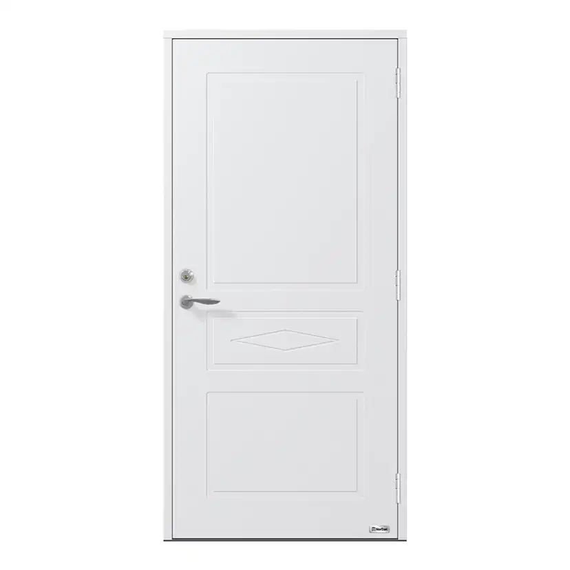 Ytterdörr NorDan Bor Tvillingarna 992 Vit