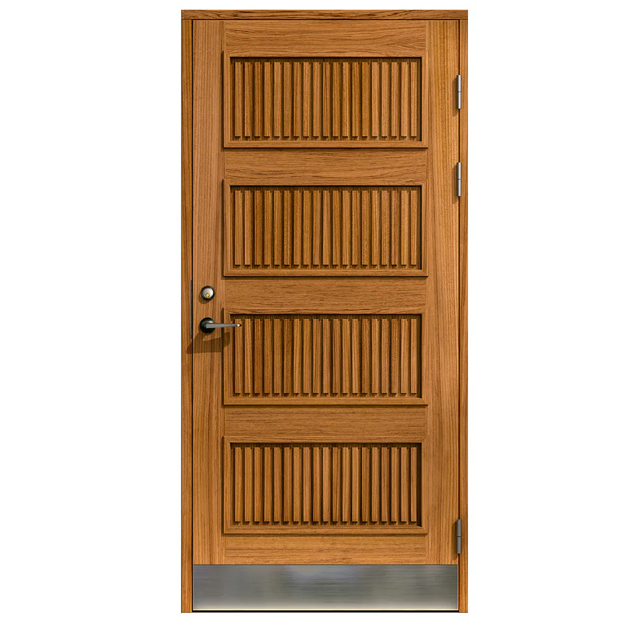 Ytterdörr SnickarPer 1001 Raster Teak