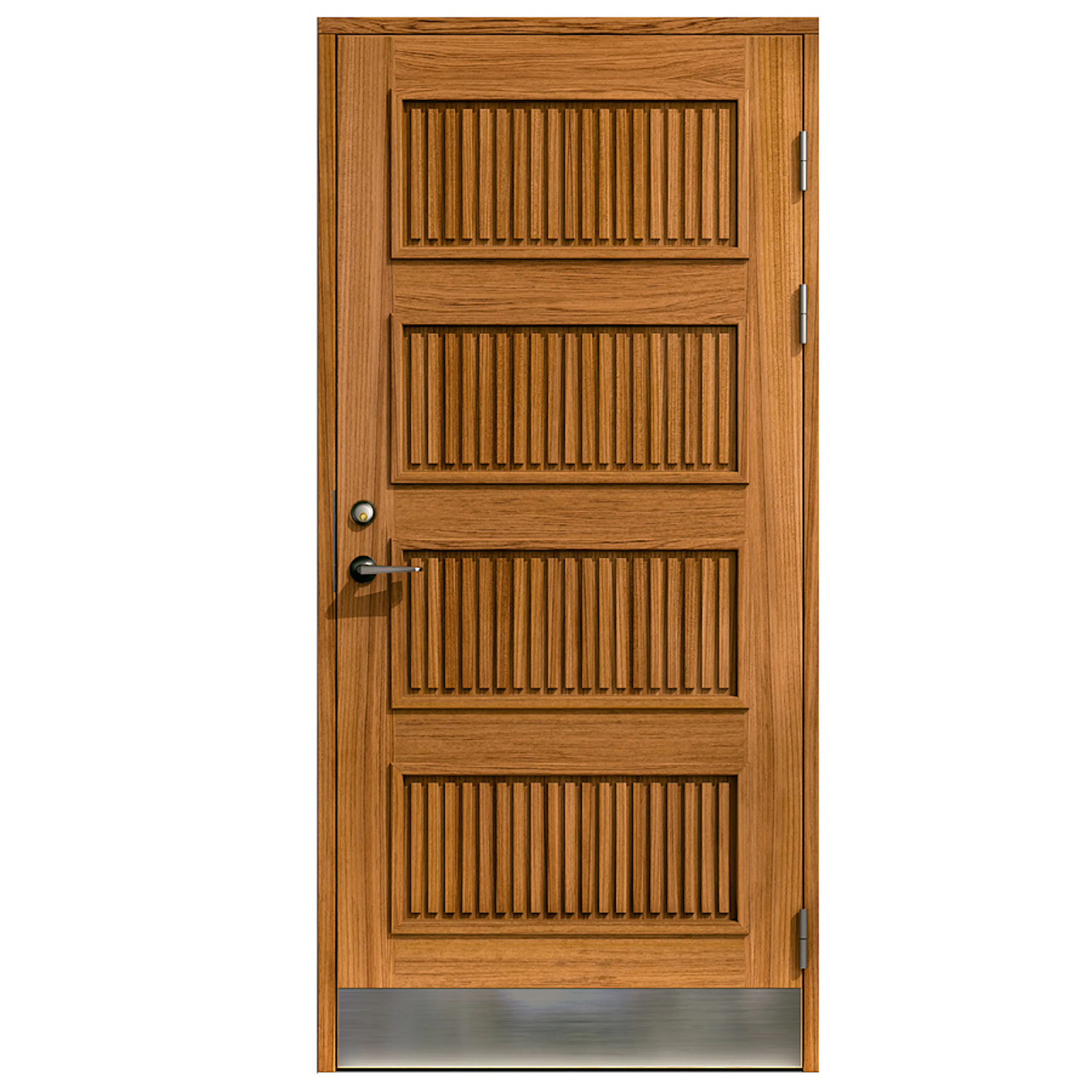 Ytterdörr SnickarPer 1001 Raster Teak