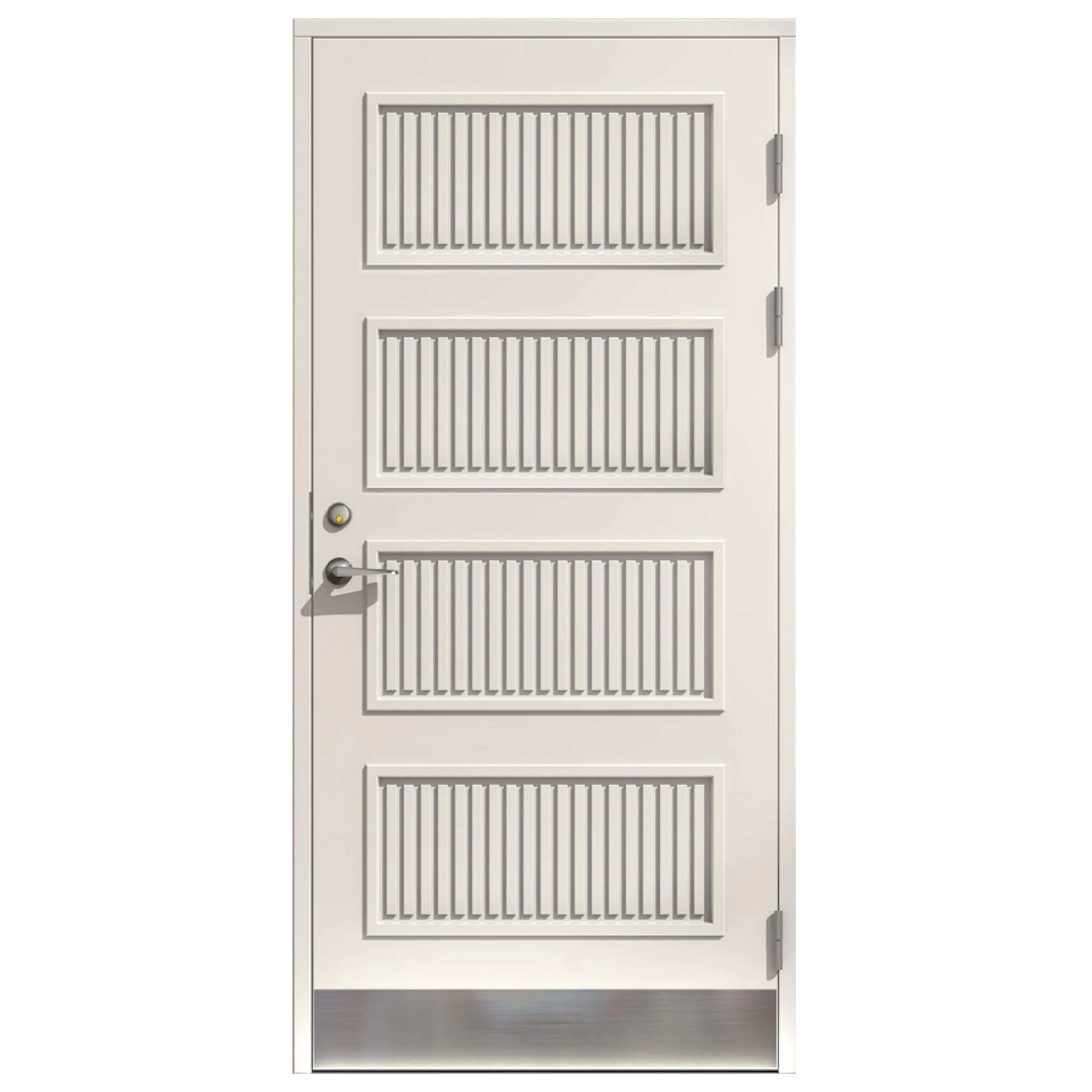 Ytterdörr SnickarPer 1001 Raster Vit