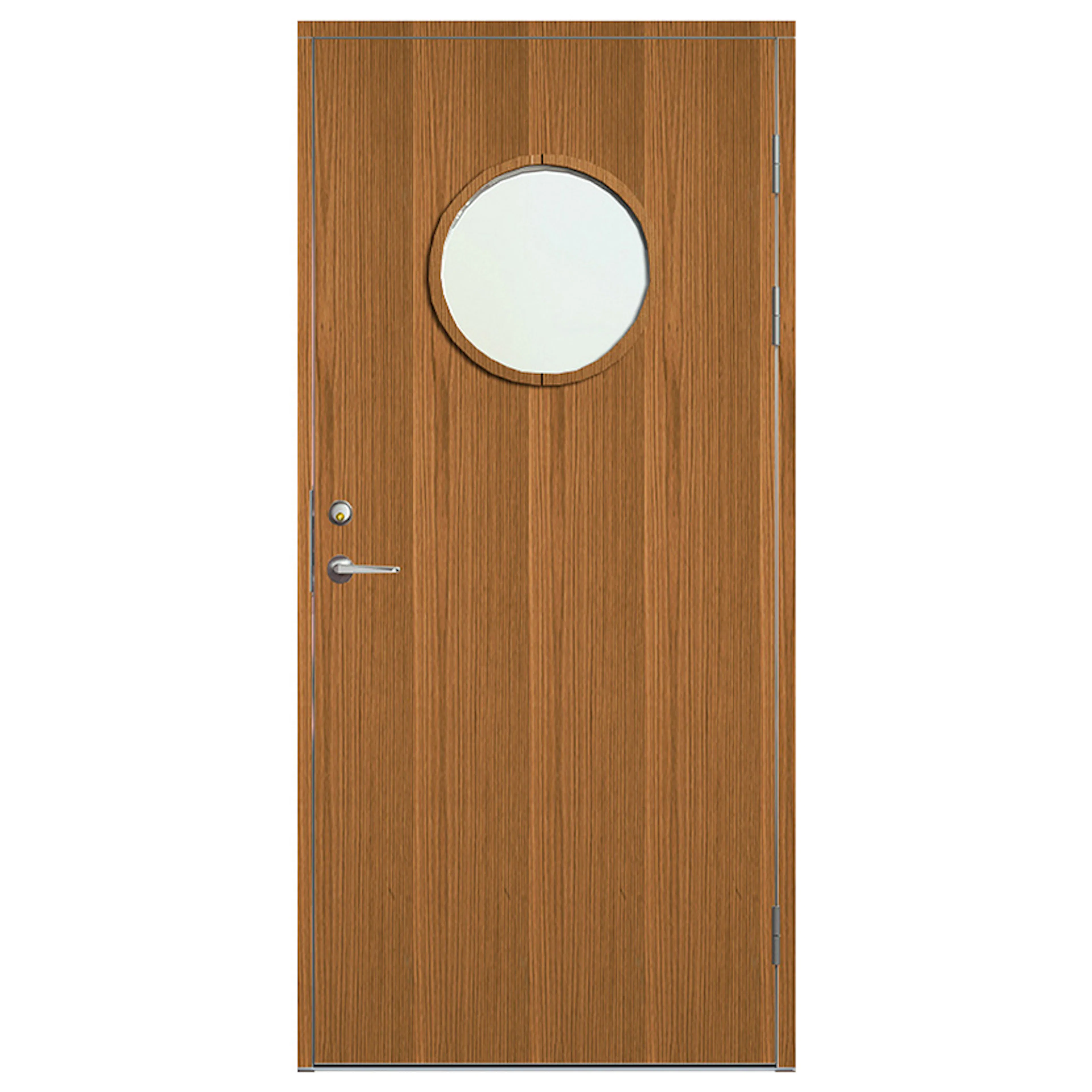 Ytterdörr SnickarPer 106G Teak Klarglas