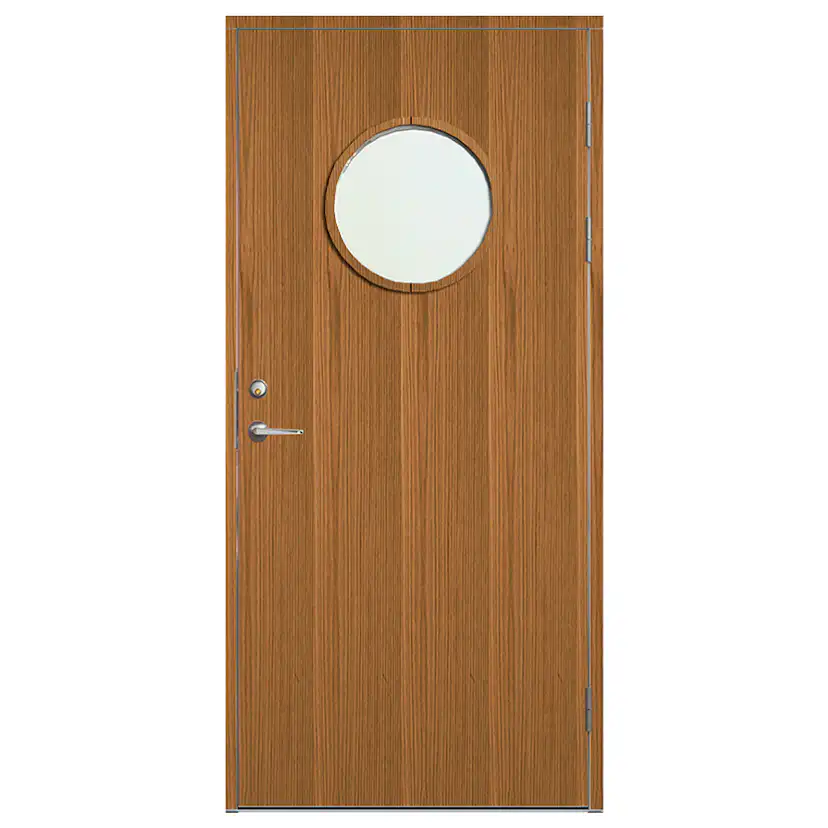 Ytterdörr SnickarPer 106G Teak Klarglas