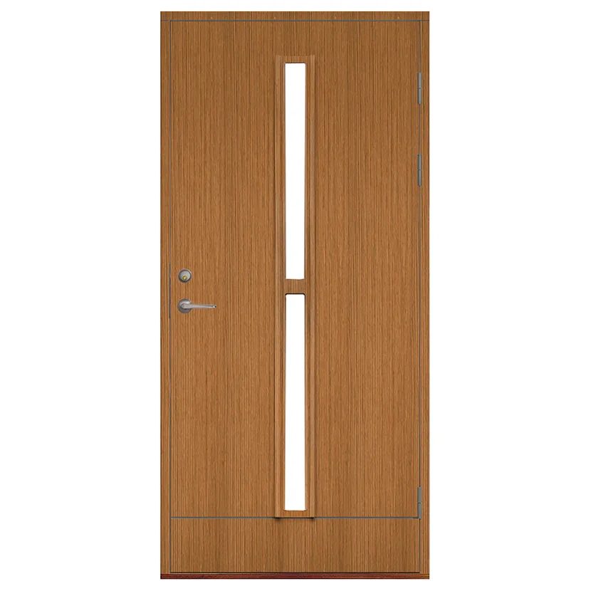 Ytterdörr SnickarPer 10G Venedig Teak Klarglas