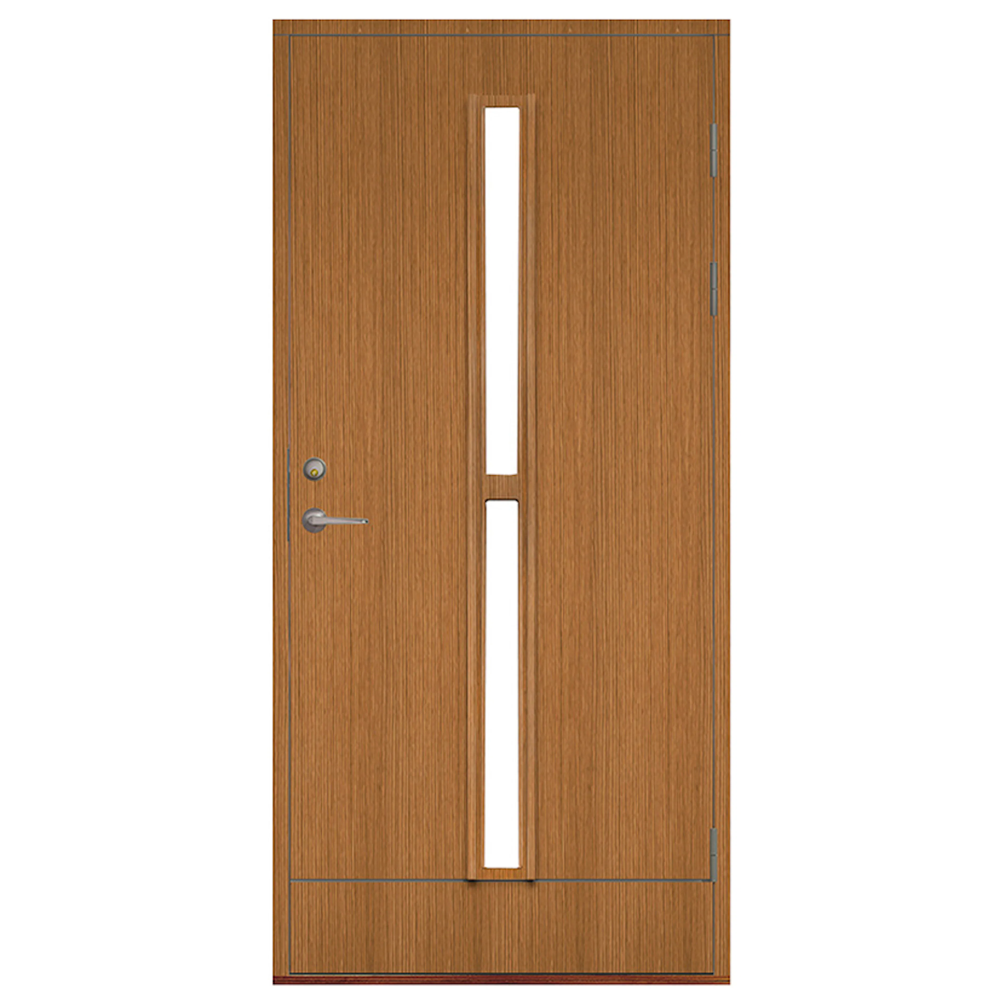 Ytterdörr SnickarPer 10G Venedig Teak Klarglas