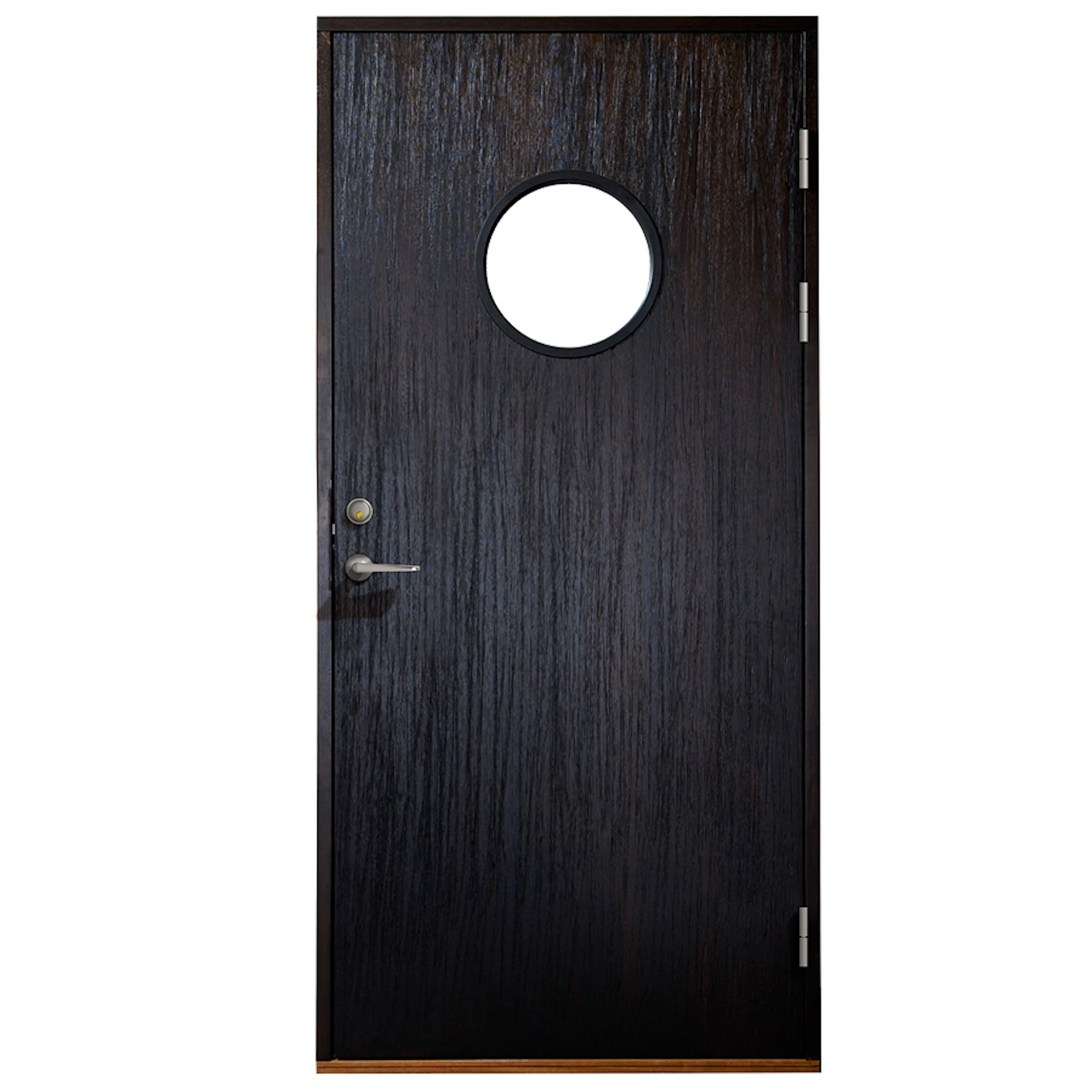 Ytterdörr SnickarPer 1401G Texture Svart Laserad Klarglas