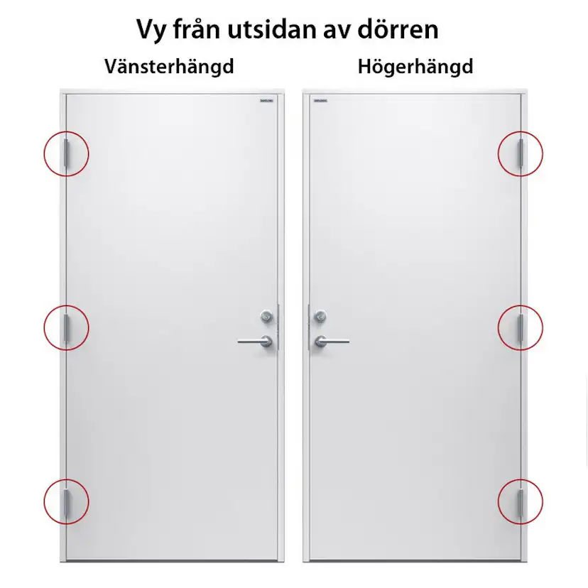 Ytterdörr SnickarPer 254G Teak Klarglas