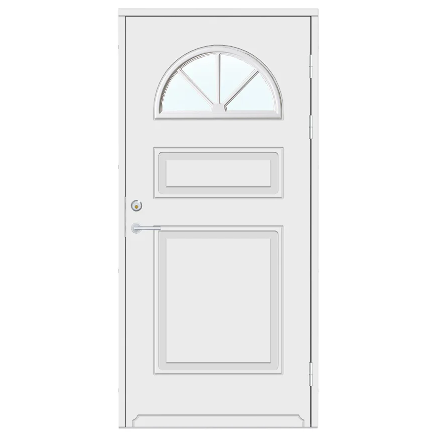 Ytterdörr SnickarPer 254G Klarglas Vit