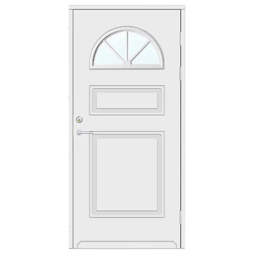 Ytterdörr SnickarPer 254G Klarglas Vit
