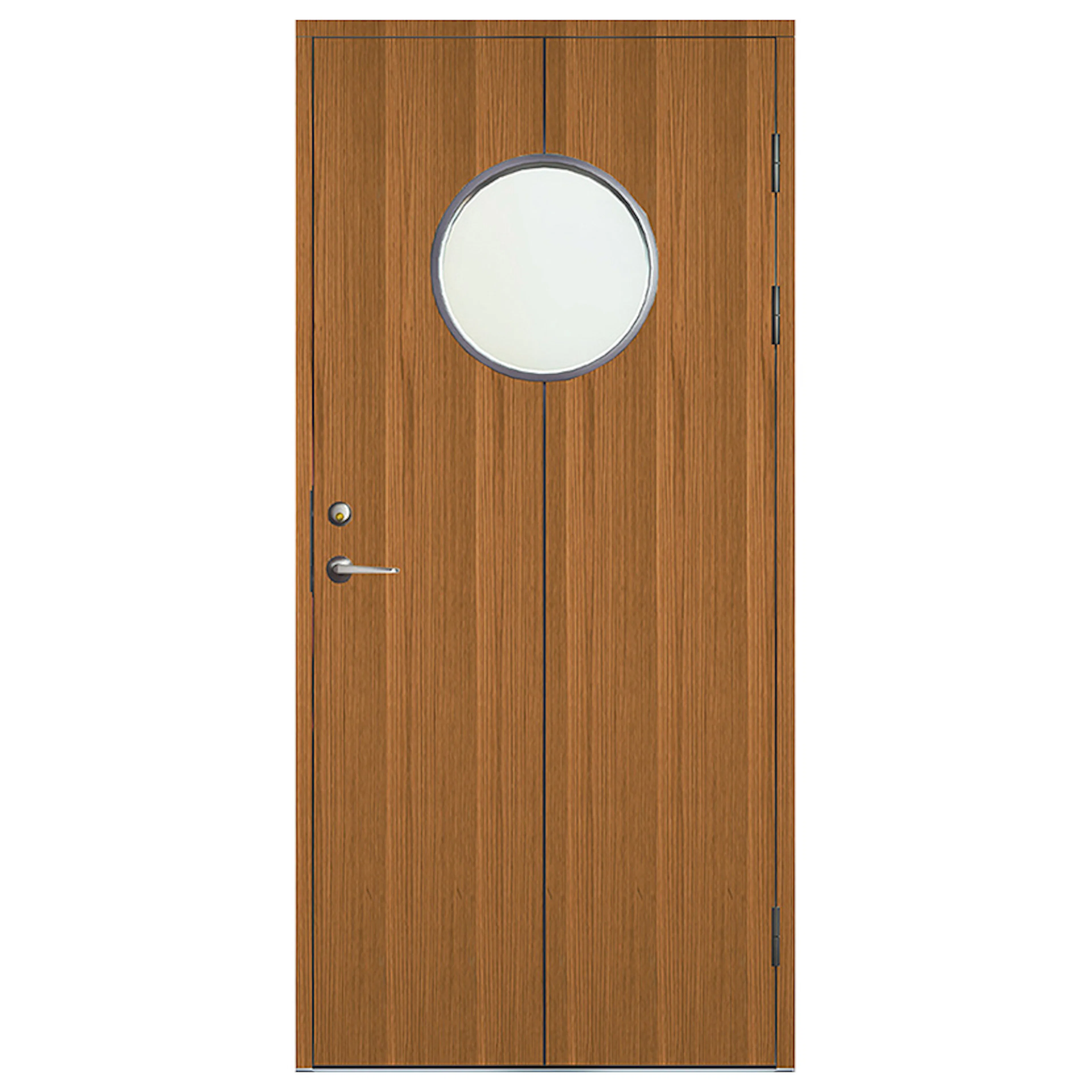 Ytterdörr SnickarPer 34G Teak Klarglas