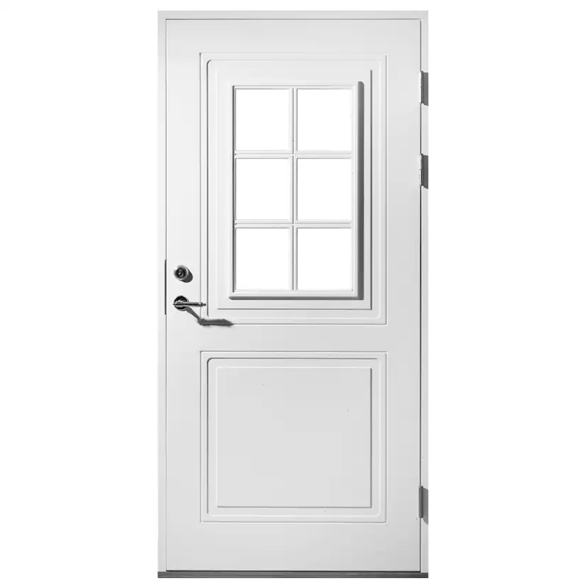 Ytterdörr SnickarPer 365G Klarglas Vit