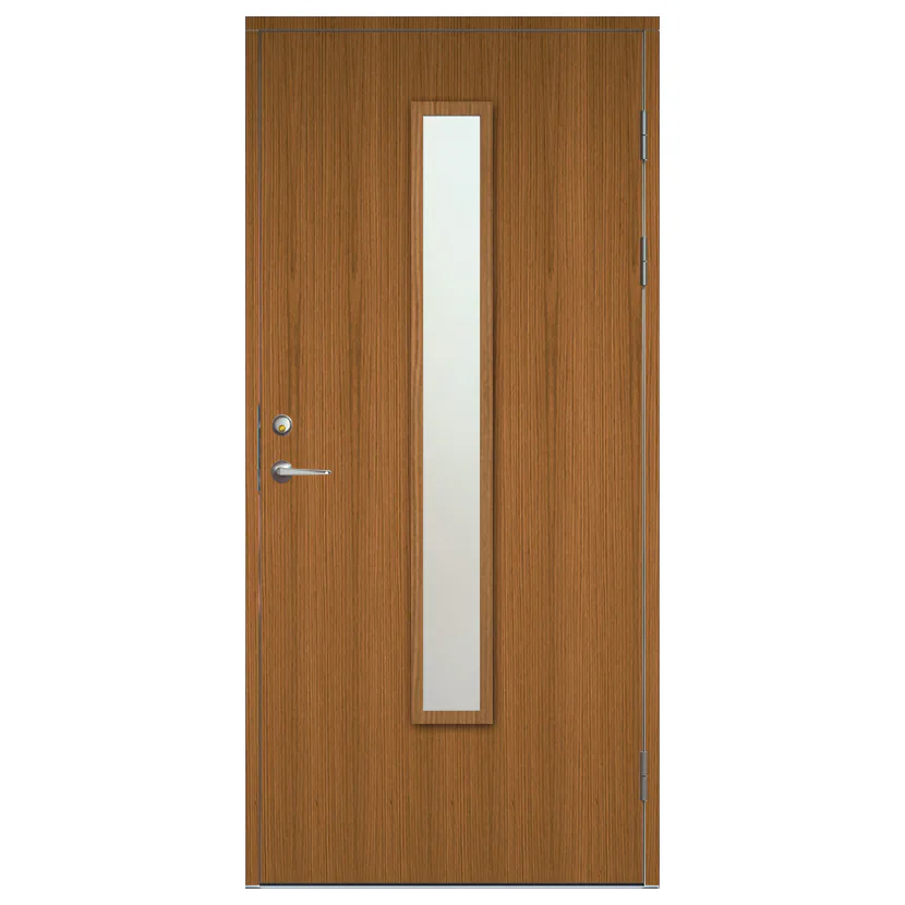 Ytterdörr SnickarPer 502G Teak Klarglas