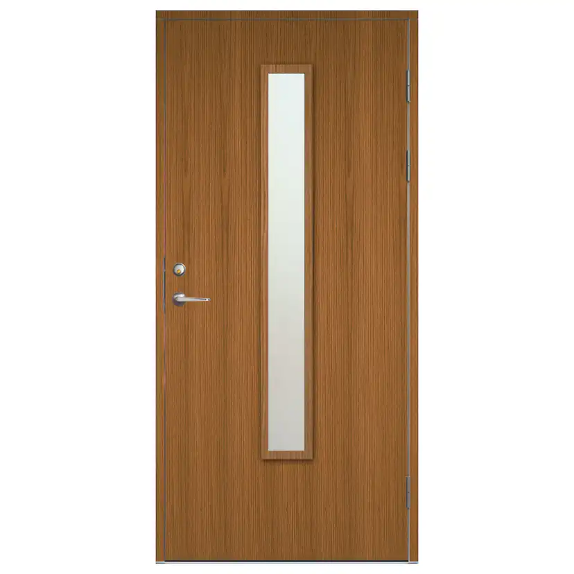 Ytterdörr SnickarPer 502G Teak Klarglas