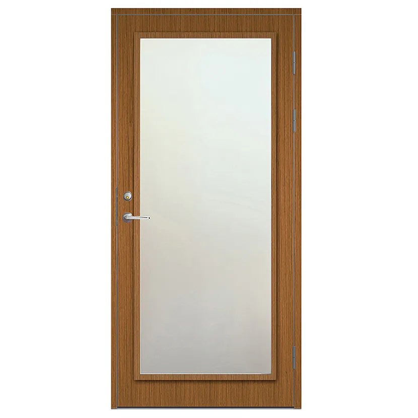 Ytterdörr SnickarPer 517G Teak Klarglas