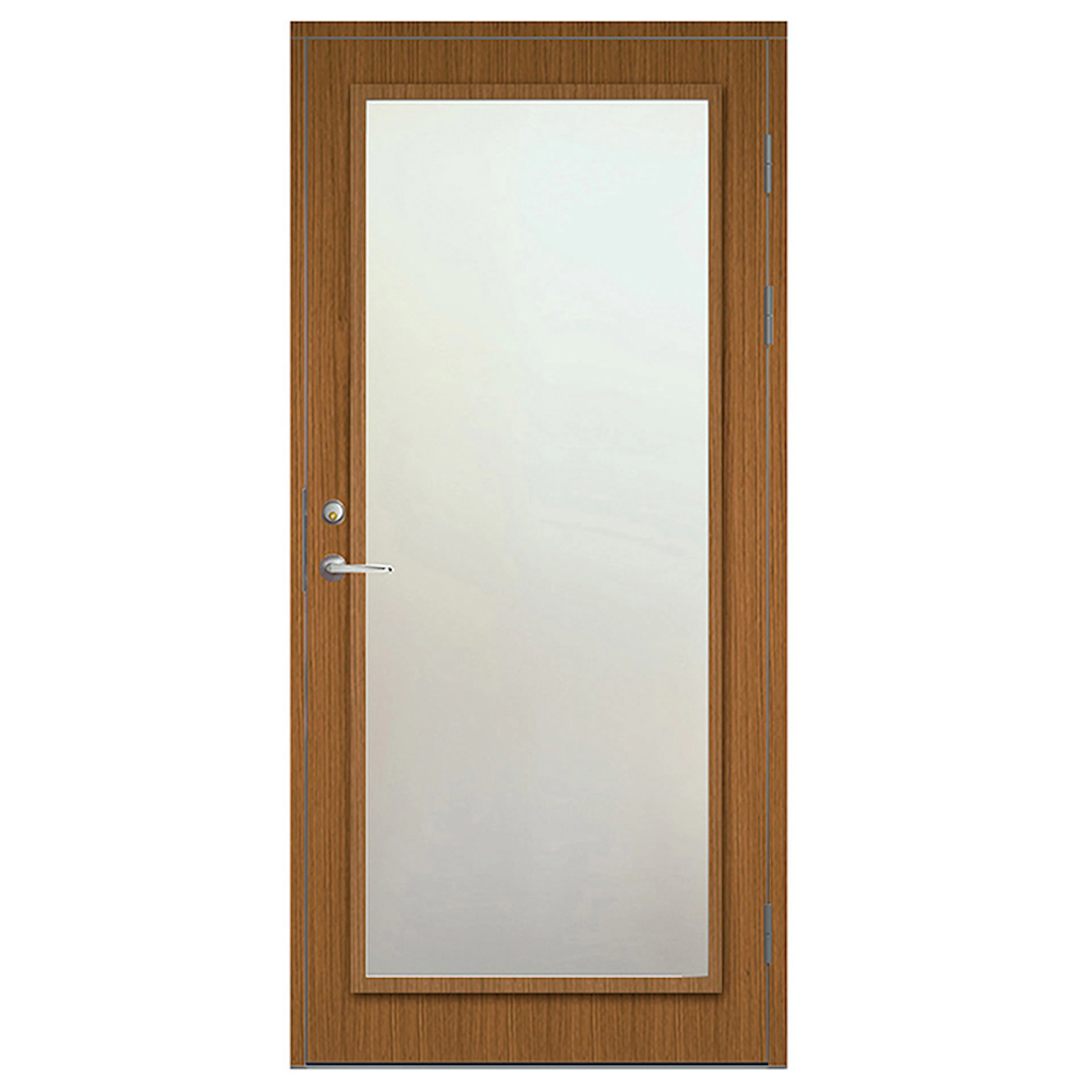 Ytterdörr SnickarPer 517G Teak Klarglas