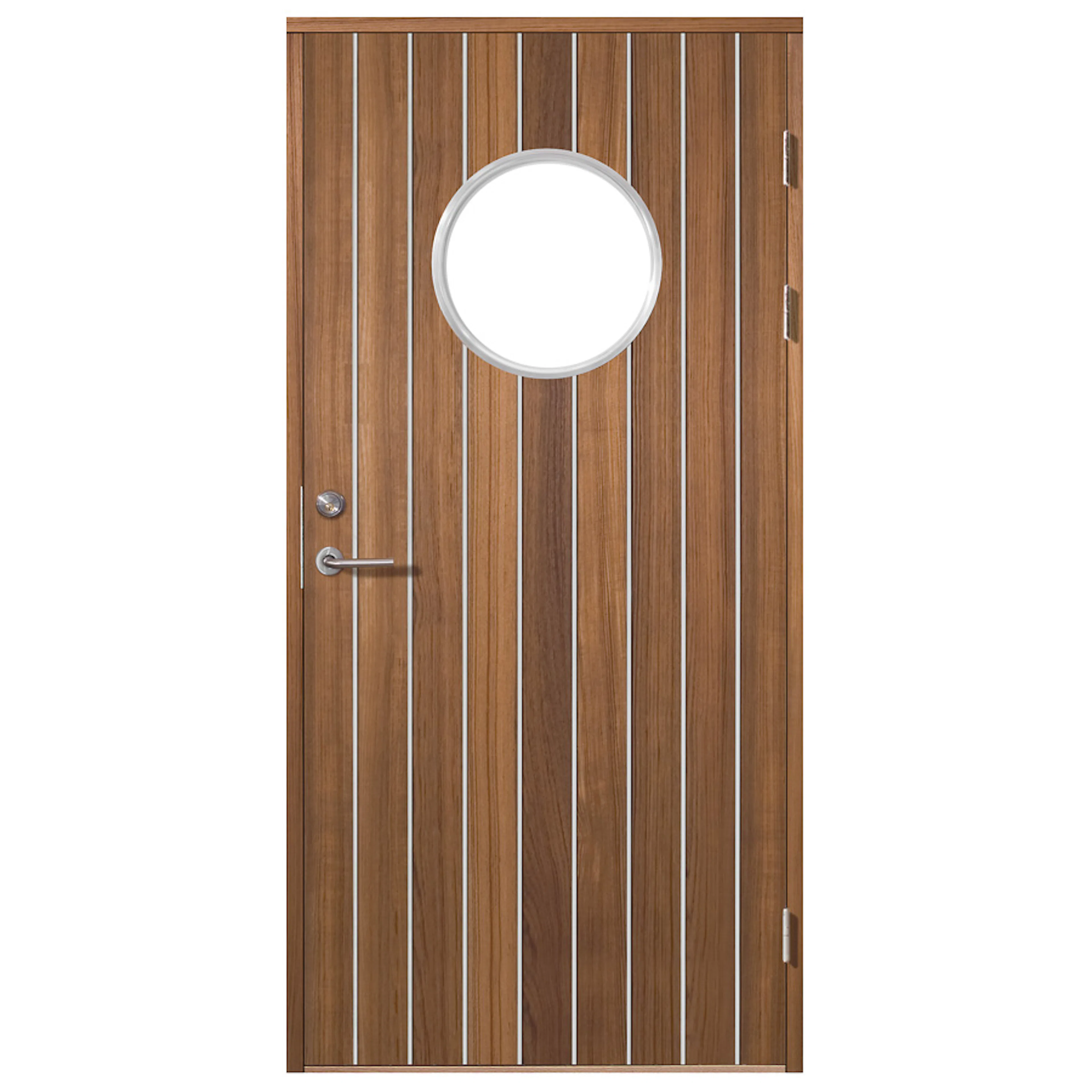 Ytterdörr SnickarPer 51G Spine Classic Teak Klarglas