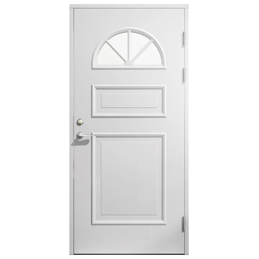 Ytterdörr SnickarPer 554G Klarglas Vit