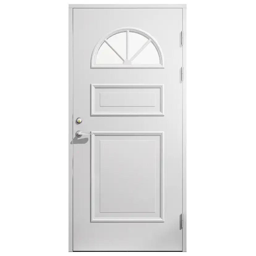 Ytterdörr SnickarPer 554G Klarglas Vit