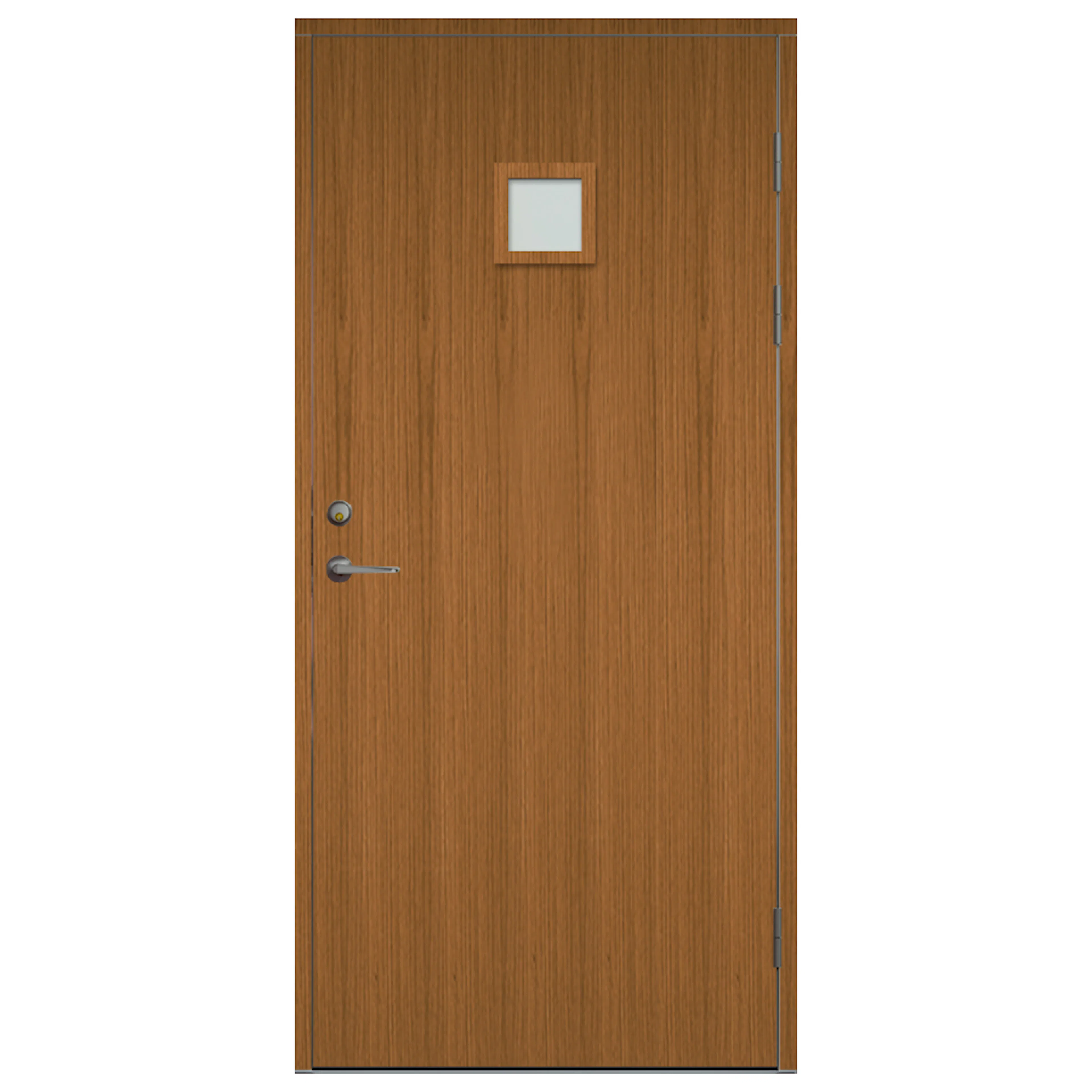 Ytterdörr SnickarPer 568G Teak Klarglas