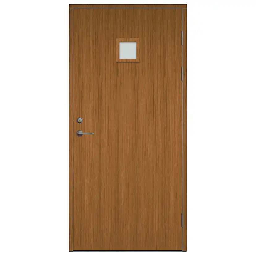 Ytterdörr SnickarPer 568G Teak Klarglas