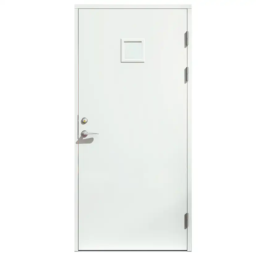 Ytterdörr SnickarPer 568G Klarglas Vit
