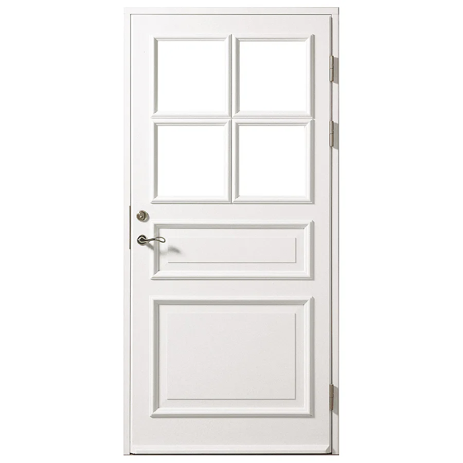 Ytterdörr SnickarPer 73G Klarglas Vit