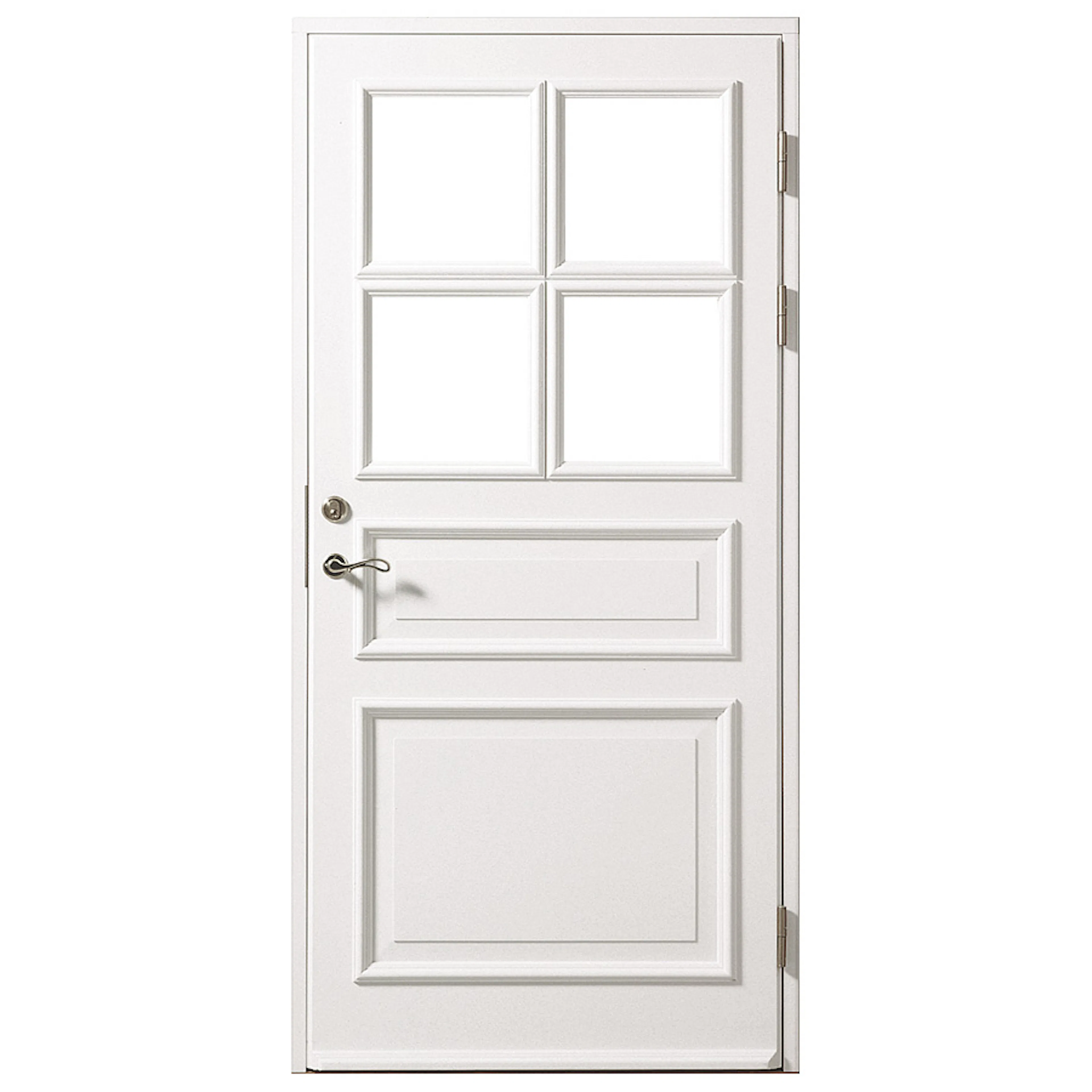 Ytterdörr SnickarPer 73G Klarglas Vit