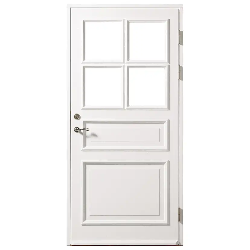 Ytterdörr SnickarPer 73G Klarglas Vit