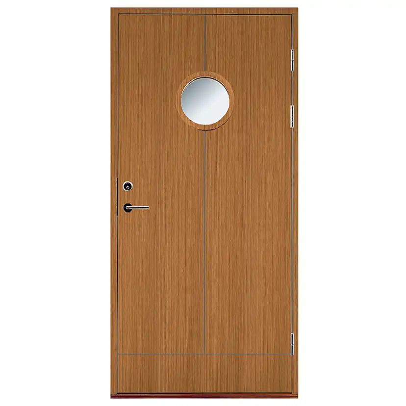 Ytterdörr SnickarPer 9G Helsinki Teak Klarglas