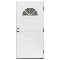 Brun ytterdörr Brun ytterdörr