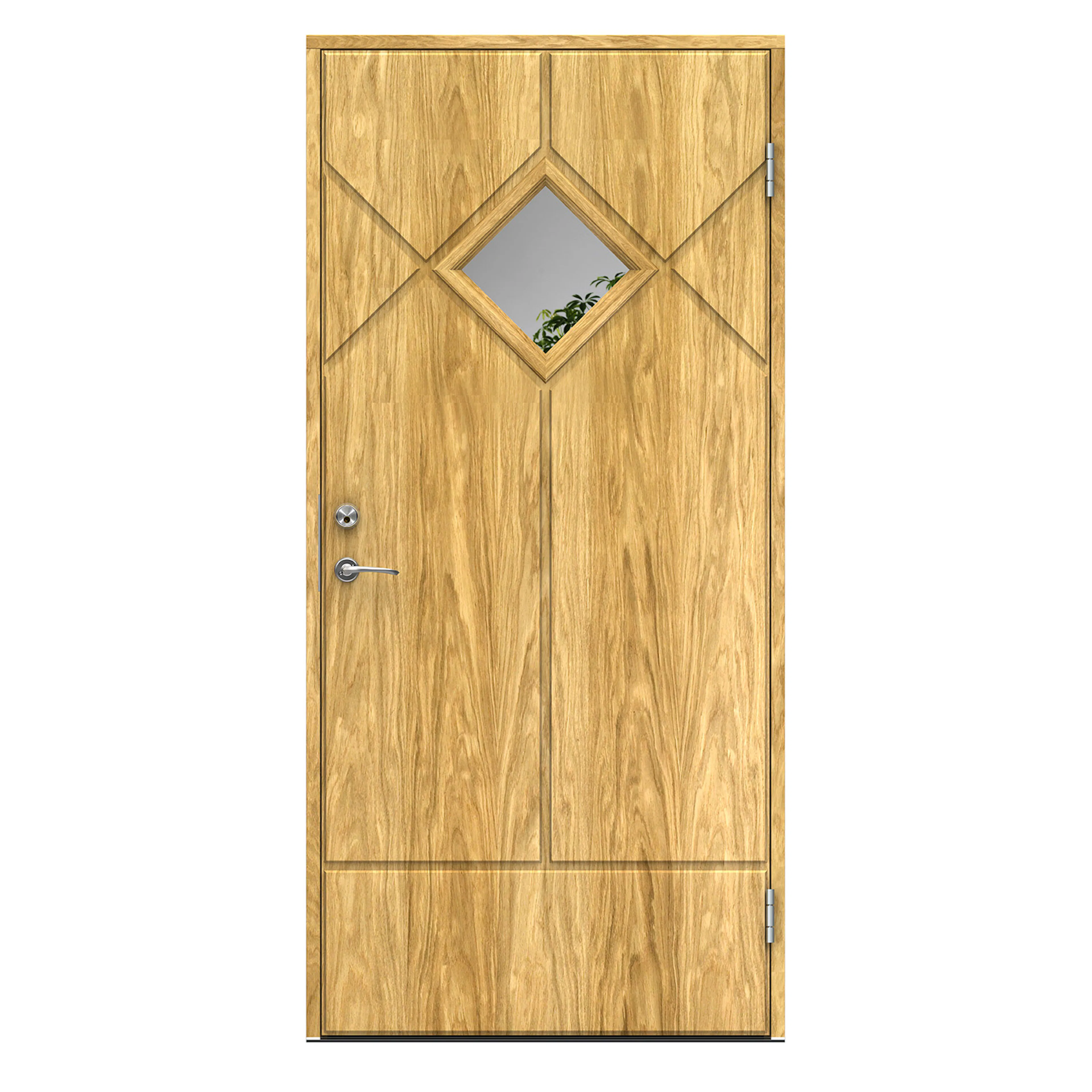 Ytterdörr Swedoor Schumann Ek Klarglas