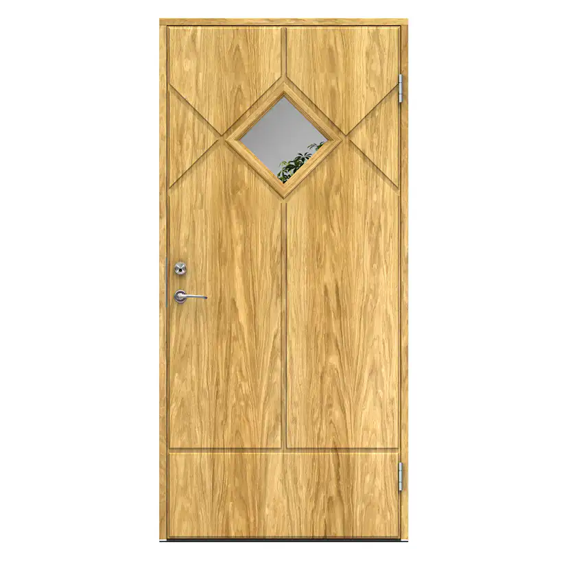 Ytterdörr Swedoor Schumann Ek Klarglas