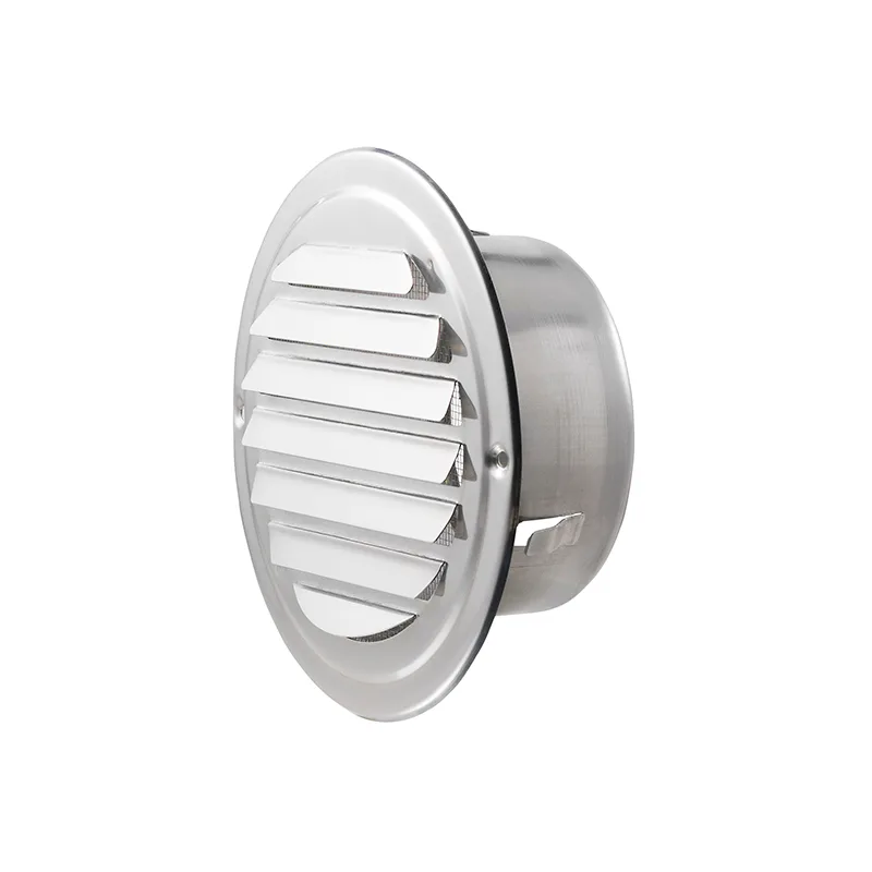 Ytterväggsgaller Klimatfabriken Rostfri Ø100