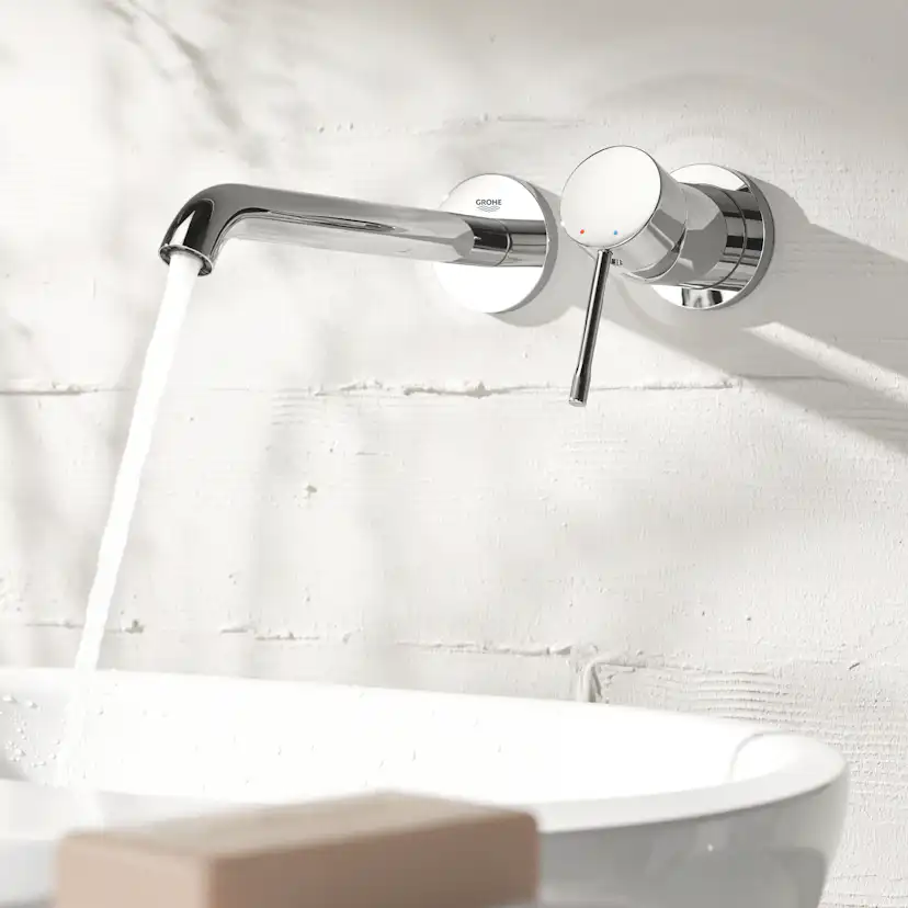 Tvättställsblandare Grohe Essence 19408 2-Hål Väggmonterad